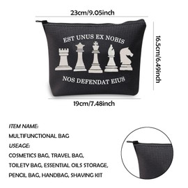 WCGXKO Game Inspired Gift Games Series Gift Game Zipper Pouch Makeup Bag For Her (DEFENDAT EIUS)