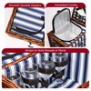 JA Products Picnic Basket Set Compact & Easy to Carry