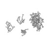 RC Screw Kit Stainless Steel Half Round Head Countersunk Head