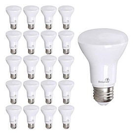 Bioluz LED 20 Pack BR20 LED Bulb 6W=50W 3000K Soft White 90 CRI Dimmable UL-Listed CEC Title 20 Compliant 540 Lumen Outdoor/Indoor Flood Light (Pack of 20)