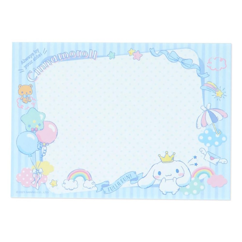 Sanrio 017043 Cinnamoroll 8 Design Notes