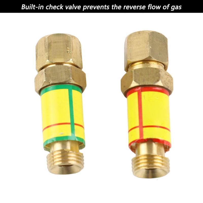 Flashback Arrestors,Oxygen Acetylene Flashback Arrestors Set,1 Pair Oxygen Acetylene Check