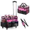 Extra-Large Rolling Cleaning Caddy with Wheels,Cleaning Caddy Bag with Detachable