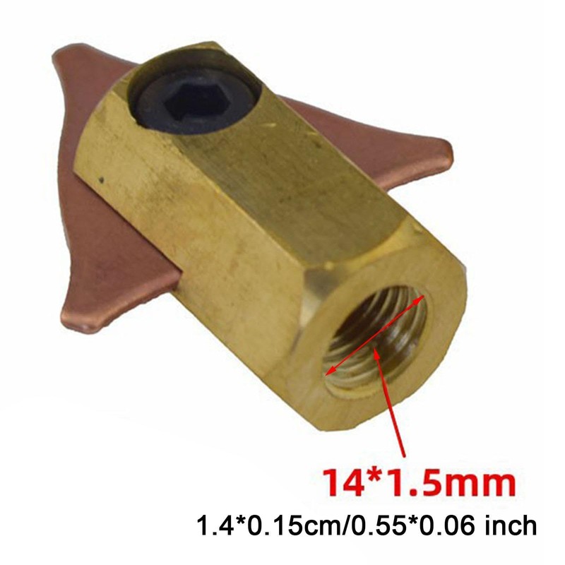 Ronyme Spots Welding Tip Detachable Triangle Piece Spots Welding Sliding