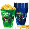 12 Pcs Video Game Party Favour Bags Popcorn Boxes Level
