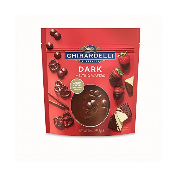 Ghirardelli Melting Wafers, Dark Chocolate, 10 oz