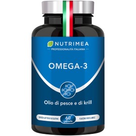 Omega 3 | Krill Antartico | Olio di Pesce | 60 Capsule | Nutrimea