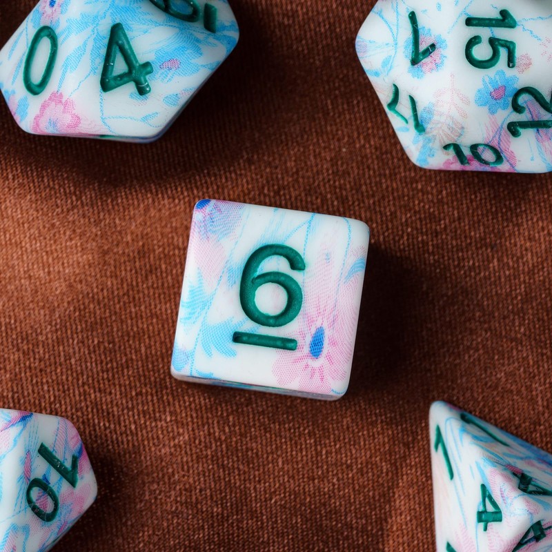 HDdais DND Dice Set, 7PCS Polyhedral Dice Set for Dungeons