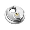 QWROK Round Disc Lock, Outdoor Heavy Duty Keyed Padlocks with