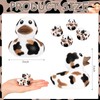 Poen 24 Pcs Cow Ducks Mini Cow Rubber Duck Bulk