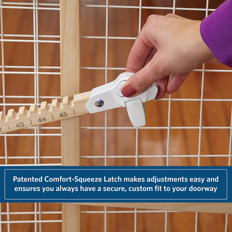 MidWest Homes for Pets Wire Mesh Pet Safety Gate, Dog