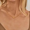 JSJOY Gold Heart Letter Necklace for Girlfriend Letter A-Z Cute