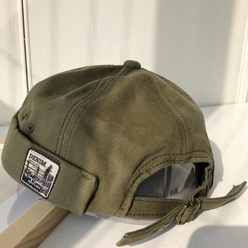 Cozyan Cotton Docker Cap Men Women Sailor Hat Harbour Hat
