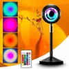 UFO Sunset Lamp,Lights with 16 Color Changing Remote, Table Lamps