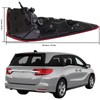SUPAPRO Rear Bumper Taillights Suitable Fit for 2018-2024 Honda Odyssey