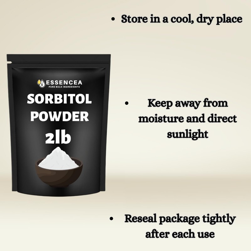Sorbitol Powder 2lb by Essencea Pure Bulk Ingredients | Sugar-Free