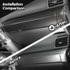 JeCar 3pcs Carbon Fiber Dash Cover Trim Interior Accessories for