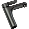 Mezcladora Monomando Para Lavabo Acabado Negro Mate Meer