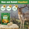 PRBSOQ Deer Repellent for Plants, Rabbit Repellent Outdoor, Deer and