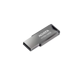 ADATA 64 GB Memoria Flash USB 2.0 Color Plata con Negro (Modelo UV250)