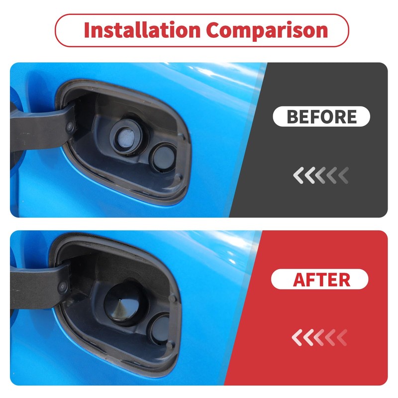 Linskip Motors Capless Fuel Cap Compatible with 2021-2024 2025 Ford