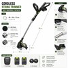 20V Cordless String Trimmer for Lawn Care – Lightweight Battery