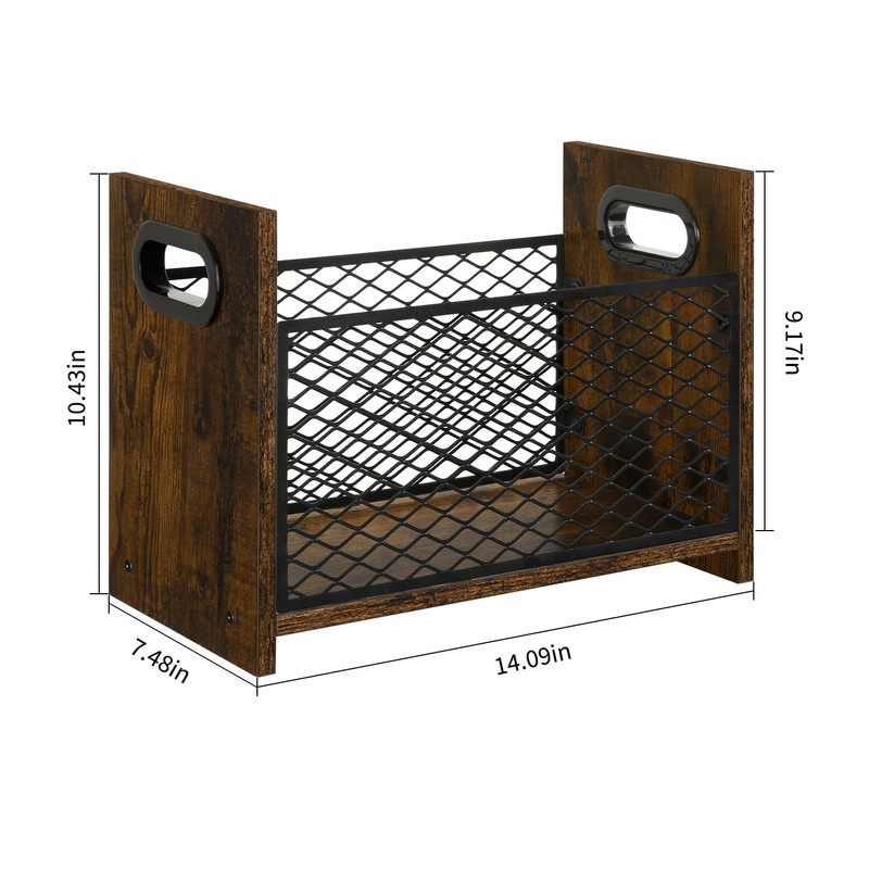 YINMIT Magazine Holder,Magazine Rack Floor,Magazine Storage Basket,File Holder Organizer,Folder Organizer
