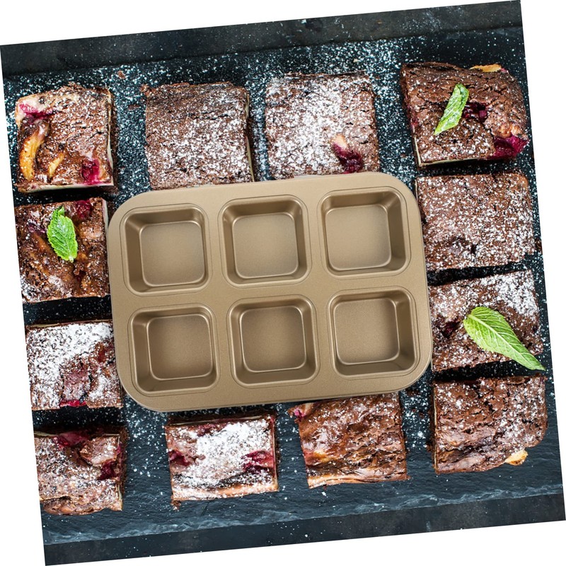 OHPHCALL Square Muffin Pan Non Stick Baking Mold for Cakes