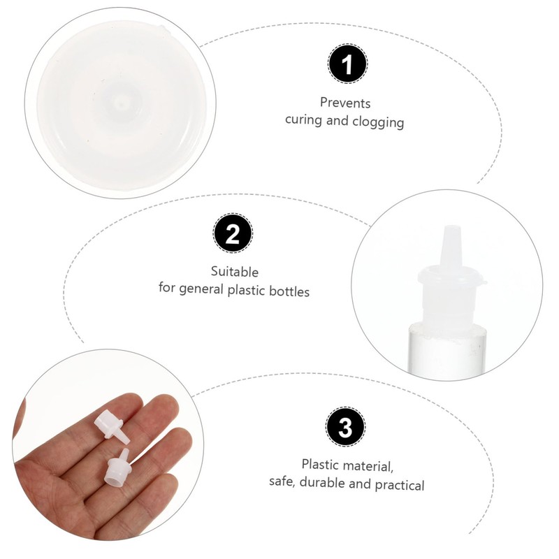TOVINANNA 100pcs Lash Extension Plugs Eyelash Bottle Stopper Grafting Special
