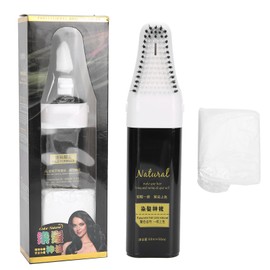 100ml Hair Coloring Dyeing Kit Hair Dye Cream Brush Comb Gloves Earmuffs Cape SetBlack