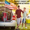 Tanfix Hitch Mount Flagpole Holder, Heavy-Duty Flag Pole Holder for