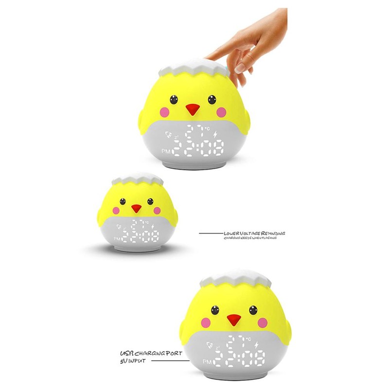 Kids Alarm Clock Snooze Function Bedside Alarm Clock Gift for