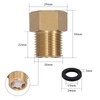 Pack of 2 Check Valves 3/4 Inch DN20 Brass Backflow