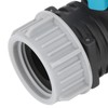 G3/4in Adjustable Water Pressure Regulator Valve with Pressure Gauge Greenhouse