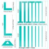 BENECREAT 17pcs Acrylic Book Tools Binding Spacer Tool Binding Hand