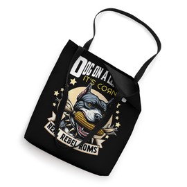 Doggy On A Leash It Is Corn Real Rebel Roams Cute Kennel Tote Bag