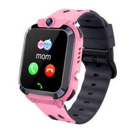 LITEYPP Smart Watch Answer/Make Calls, Kids GPS Phone for Boys and Girls with Calling SOS （Pink）-Smart Watch