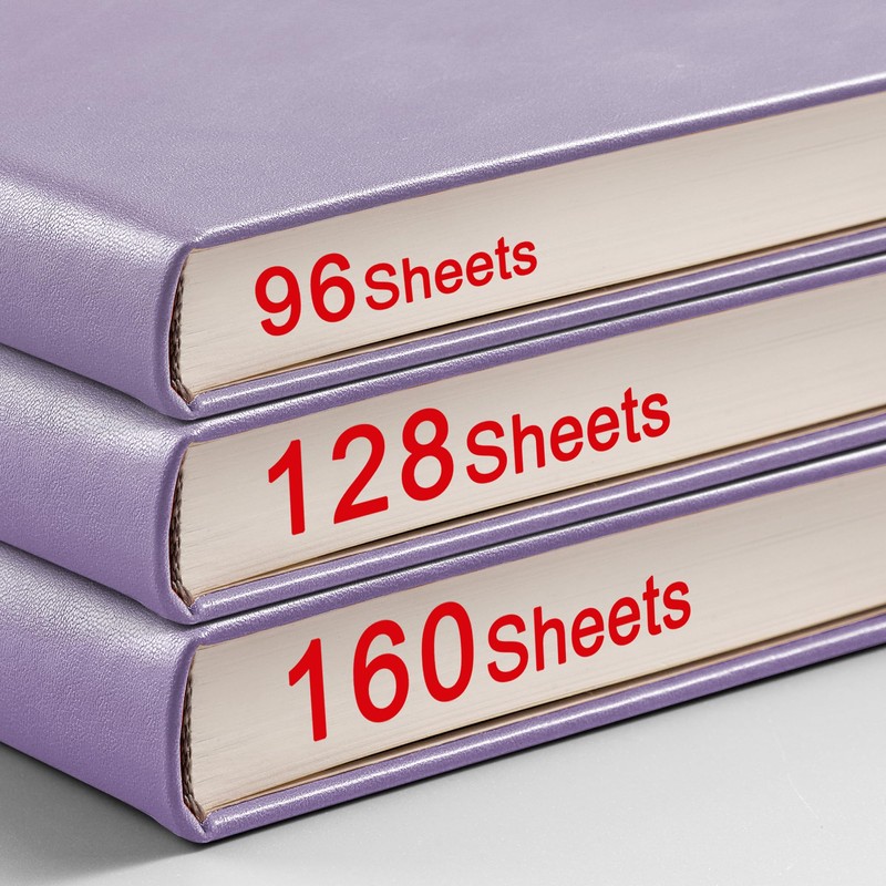 RETTACY Lined Journal Notebook - A5 Note Book Hardcover Thick