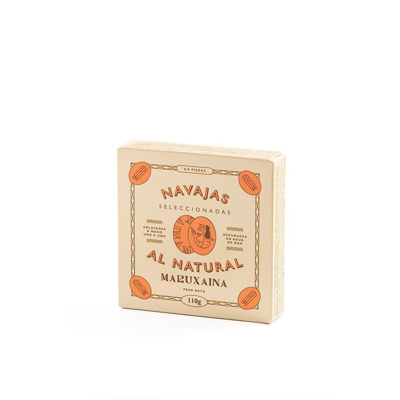 Maruxaina. Razor Clams sampler. Three recipes. Pack of 3 tins.