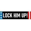6 pcs Trump Lock Him Up Sticker Deal Large 3x9