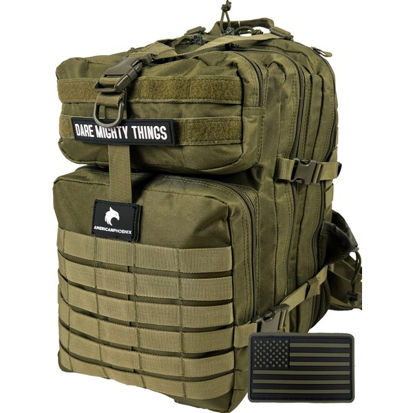AMERICANPHOENIX 45L Elite Tactical Backpack | 3X Stronger Work &