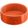 HUNTER Osby Glazed Ceramic Bowl Orange Size 350 ml