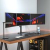 WALI Triple Monitor Stand, Free Standing Three LCD Monitor Fully