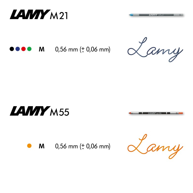 Lamy 1201045 Ballpoint pen refill M21, green