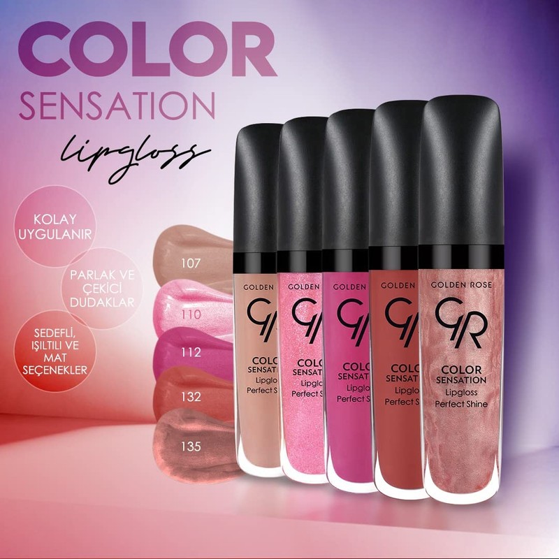 Golden Rose COLOR SENSATION Lip-gloss 5,6 ml - color 104