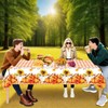 Orielis Plastic Thanksgiving Tablecloths 2 Pack - Fall Table Cloth