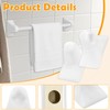 showingo 2 Pack Porcelain Towel Bar Rod Rack Post Holder