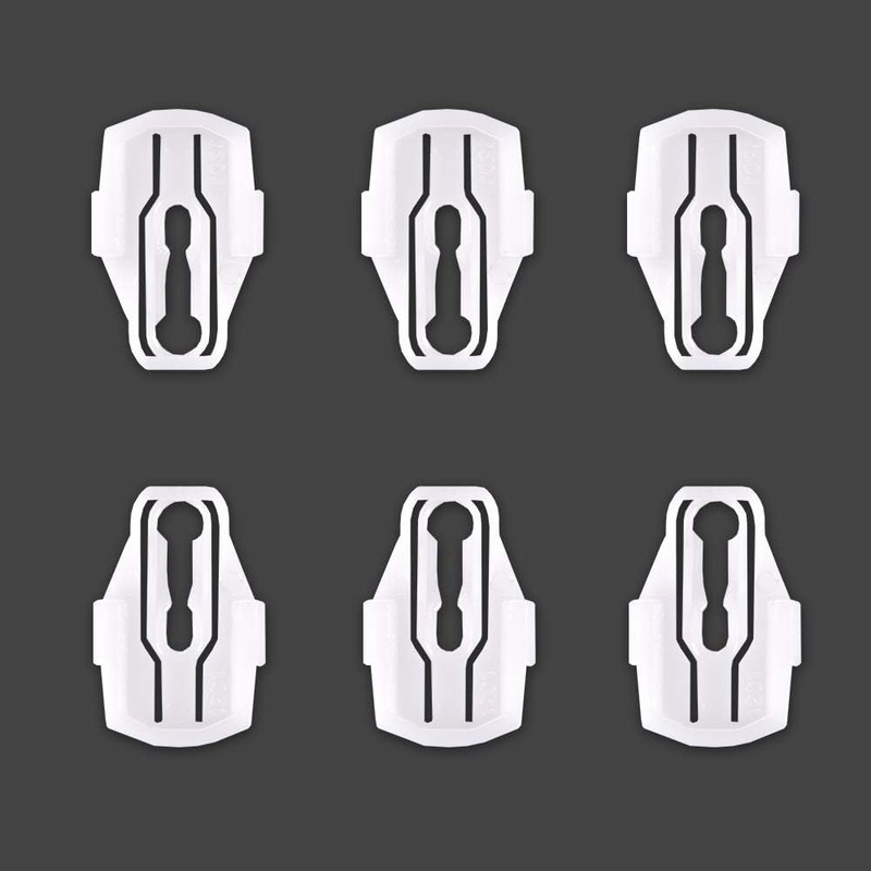 GRAND ORANGE 6PCS Fender Door Quarter Molding Clip Plastic Compatible