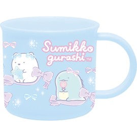 San-X Sumikko Gurashi Plastic Cup, KA28302, H 2.5 inches × W 2.7 inches (65 mm × 70 mm)