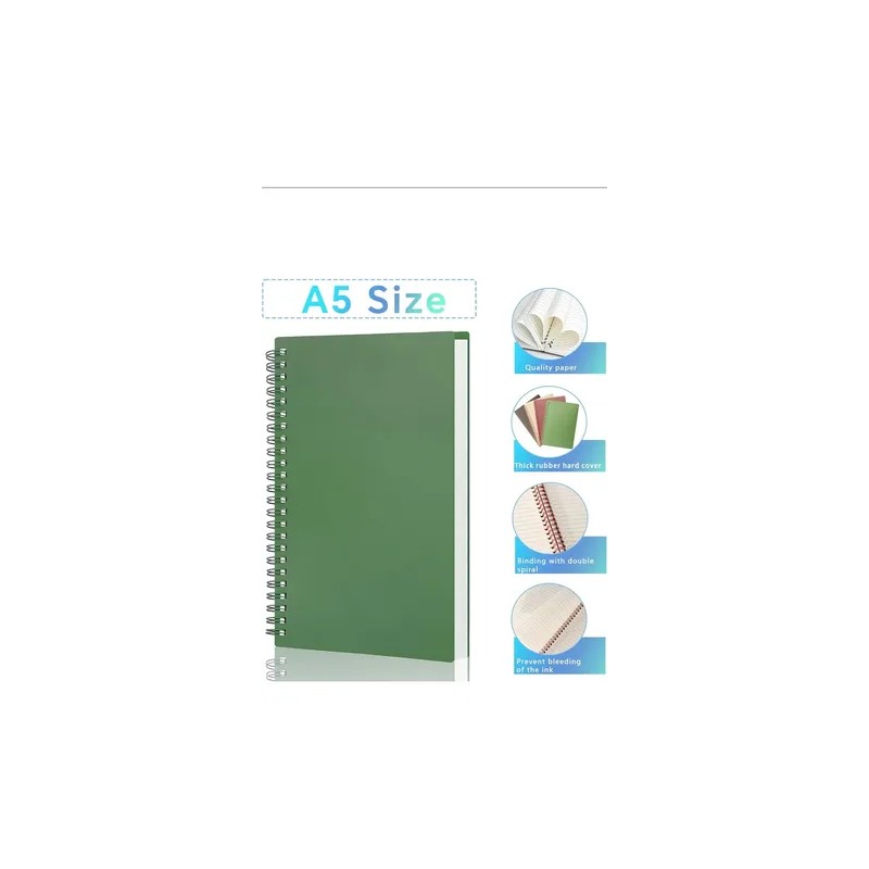 4 Pieces Con Pasta Dura, Cuadernos De Notas Profesional